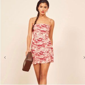 REFORMATION SARAH TIE STRAP DRESS